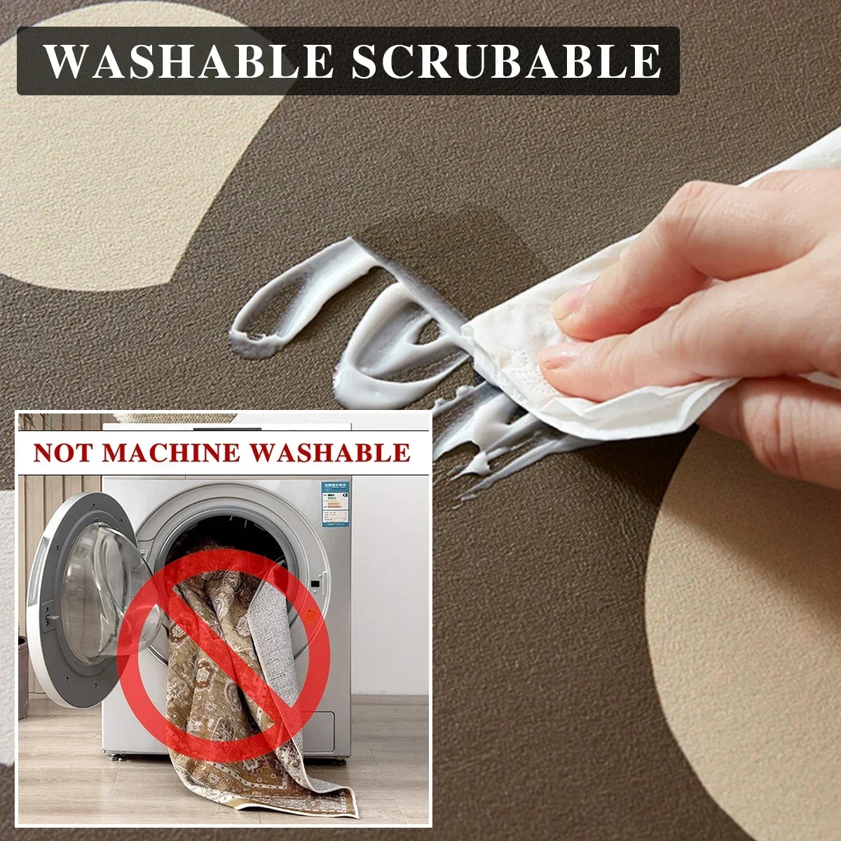 Carpet for Kitchen Absorbent Floor Mat Pvc Anti-slip Entrance Doormat Bathroom Toilet Area Rug Non-slip 주방 카펫 Alfombra De thumbnail 6