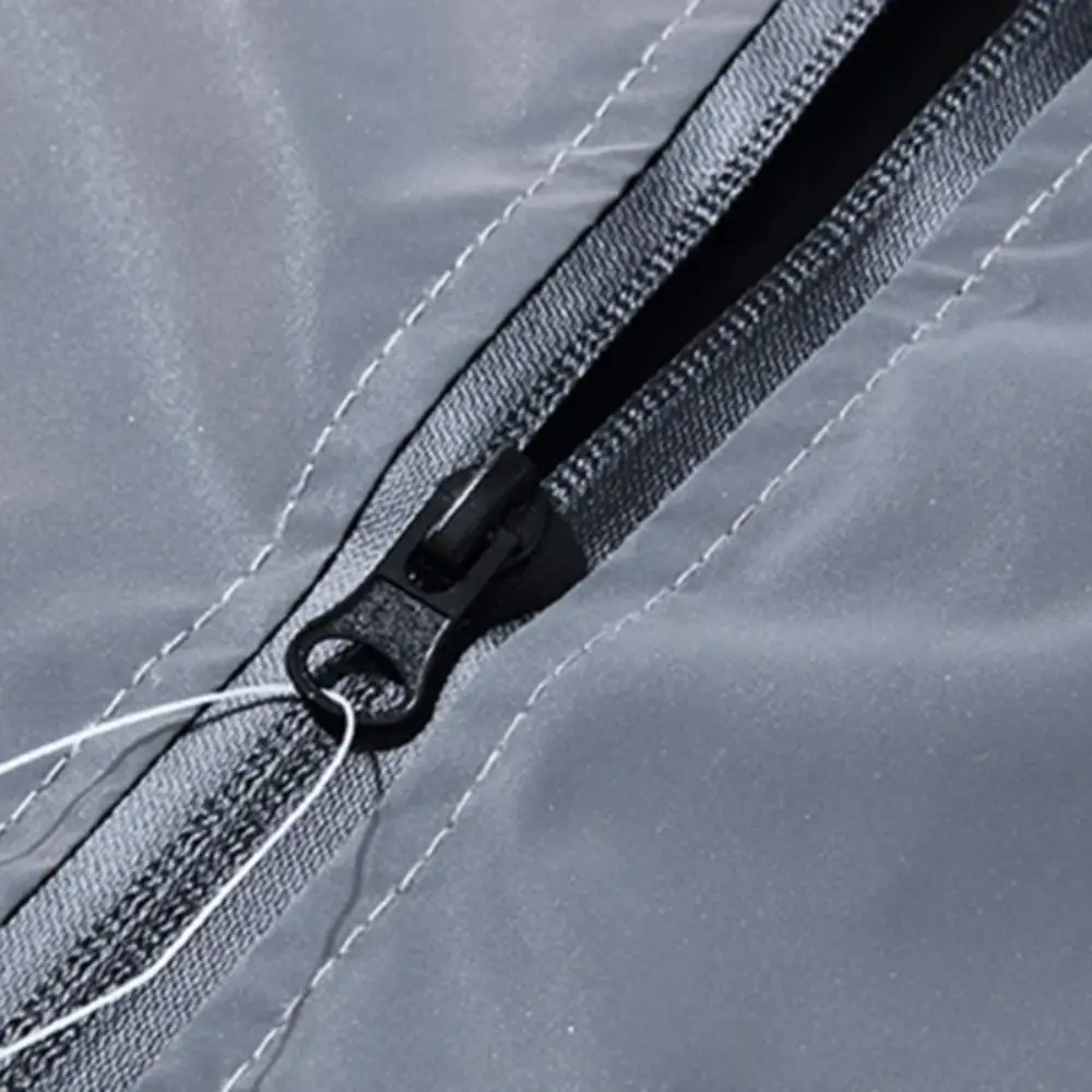 Windproof Reflective Jackets Waterproof High Street Hooded Jacket Stylish Spring/Autumn Reflective Windbreaker Fashion thumbnail 2