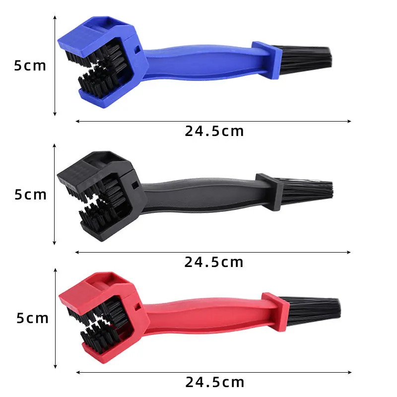 Motorcycle Chain Cleaning Brushes Chain Cleaner Motor Bicycle Scrubber Repair Tool Motorcycle Tools Outdoor Accessories thumbnail 4