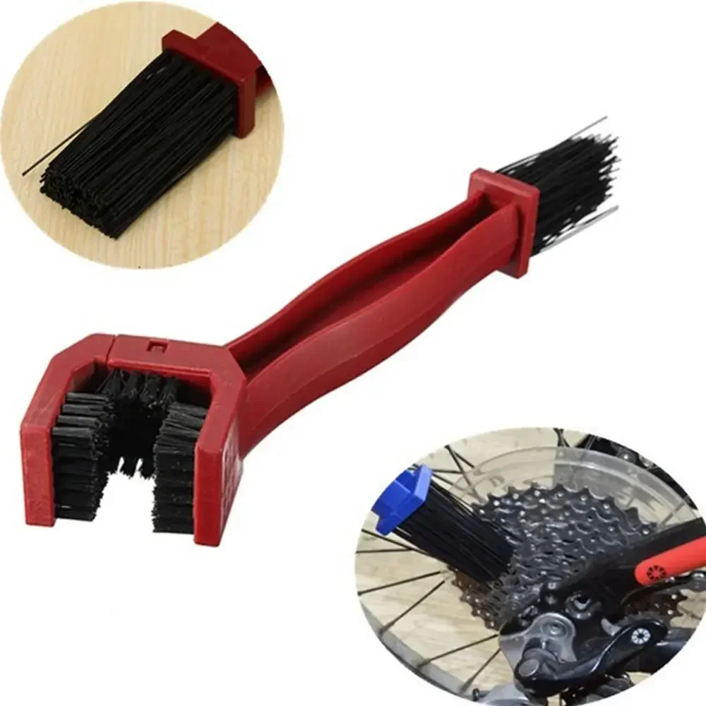 Motorcycle Chain Cleaning Brushes Chain Cleaner Motor Bicycle Scrubber Repair Tool Motorcycle Tools Outdoor Accessories thumbnail 6