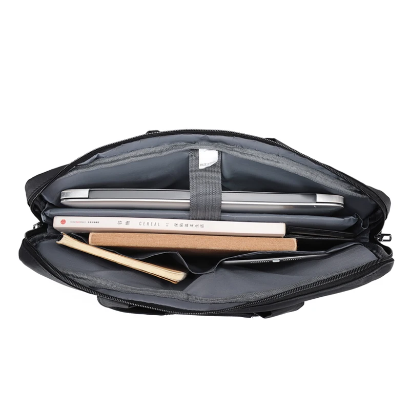 Laptop Tote Bag, Business Briefcase, Adjustable Shoulder Straps, Zipper Closure - Perfect for School, Office and Daily Commute thumbnail 3