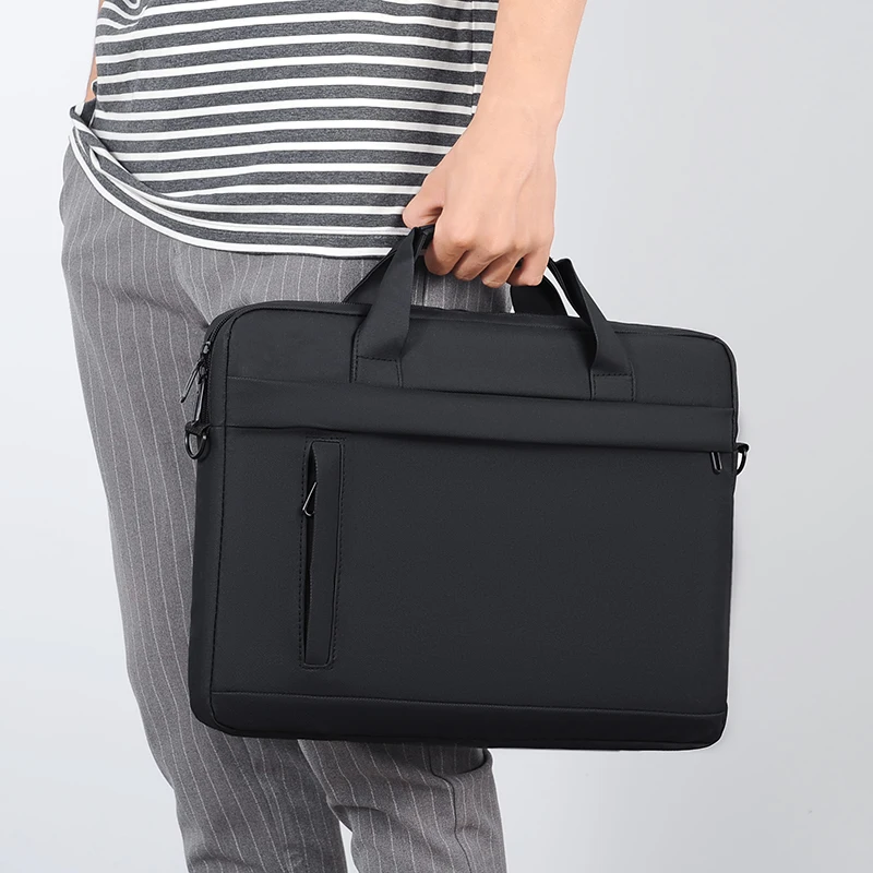 Laptop Tote Bag, Business Briefcase, Adjustable Shoulder Straps, Zipper Closure - Perfect for School, Office and Daily Commute thumbnail 6