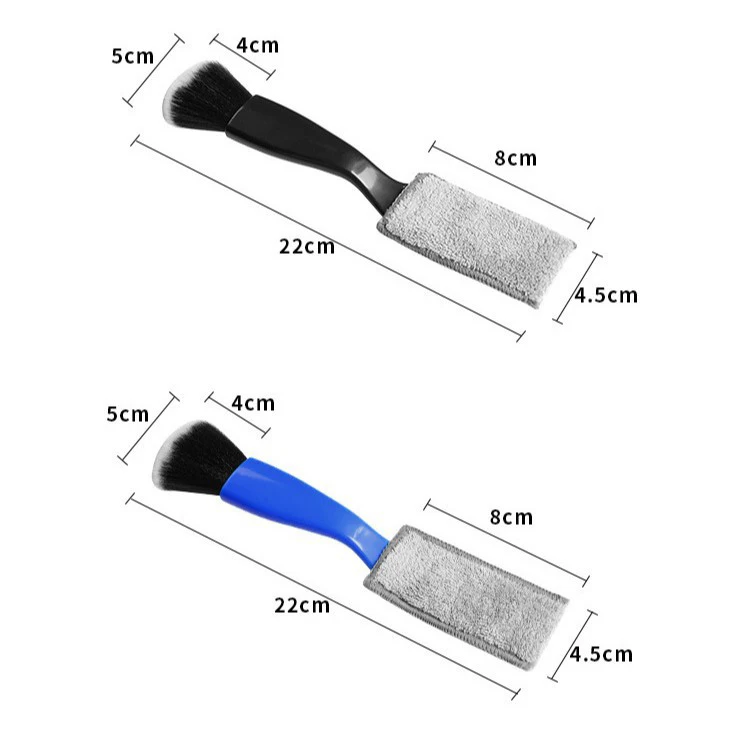 2 In 1 Car Detailing Motorcycle Cleaning Brushes Chain Cleaner Motor Car Air Conditioner Outlet Cleaning Brush thumbnail 6