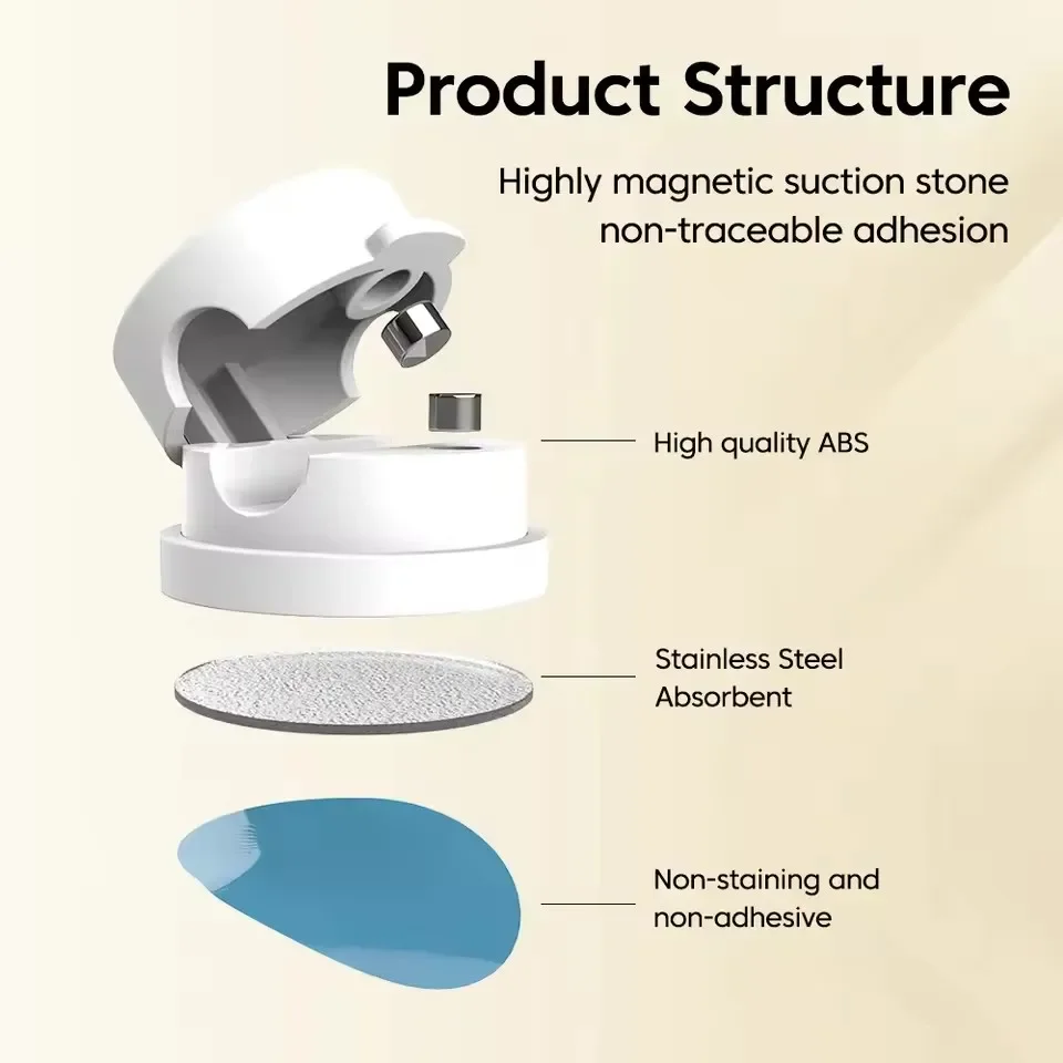 12/1pcs Magnetic Cable Clip Adjustable 360° Rotatable Cord Holder Under Desk Cable Wire Clamps Home Office Cables Clip Organizer thumbnail 4
