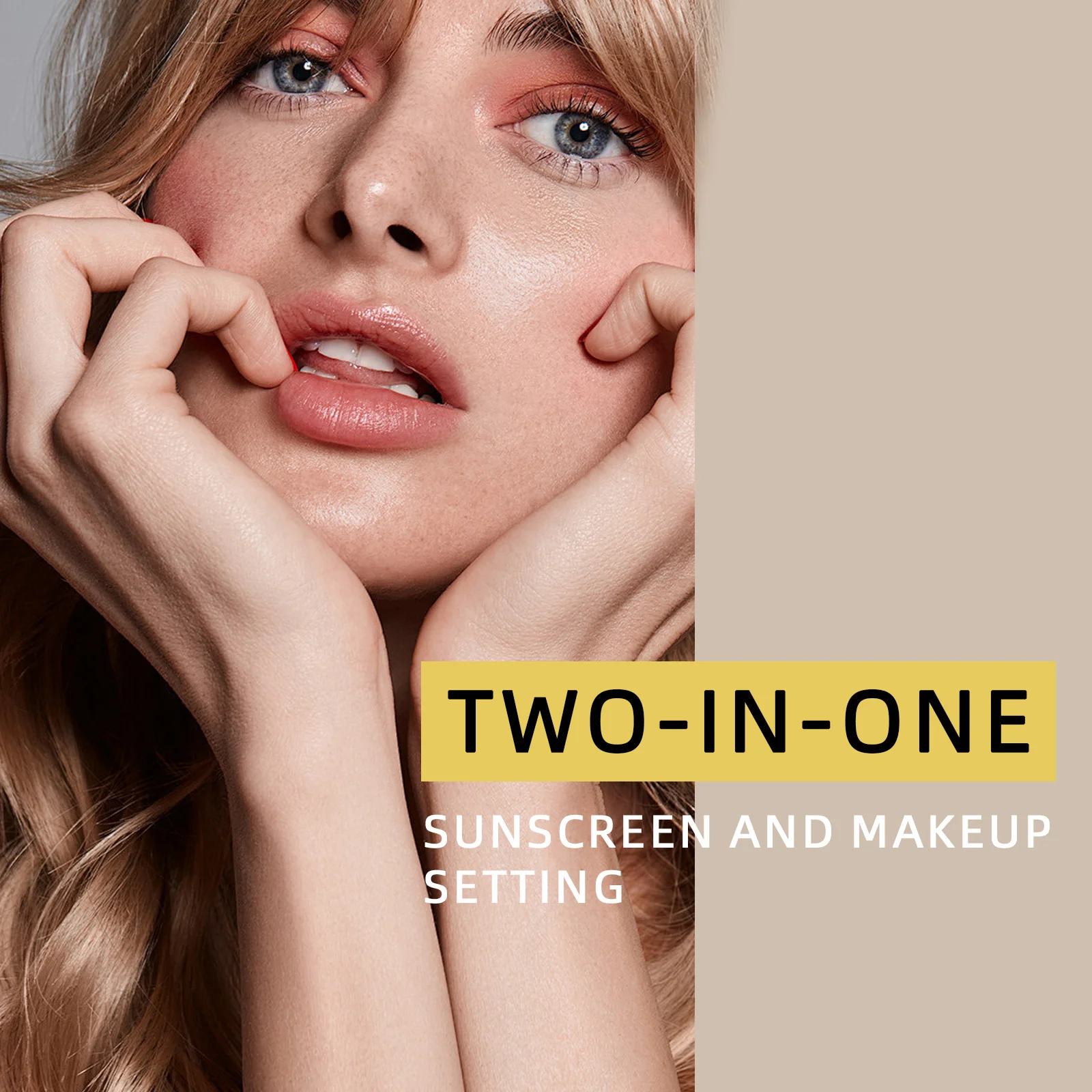 100ml  SPF 50 Sunscreen Setting Spray Sheer Setting Mist Sunscreen Spray Facial  Skin Care Lightweight & Non-Greasy thumbnail 4