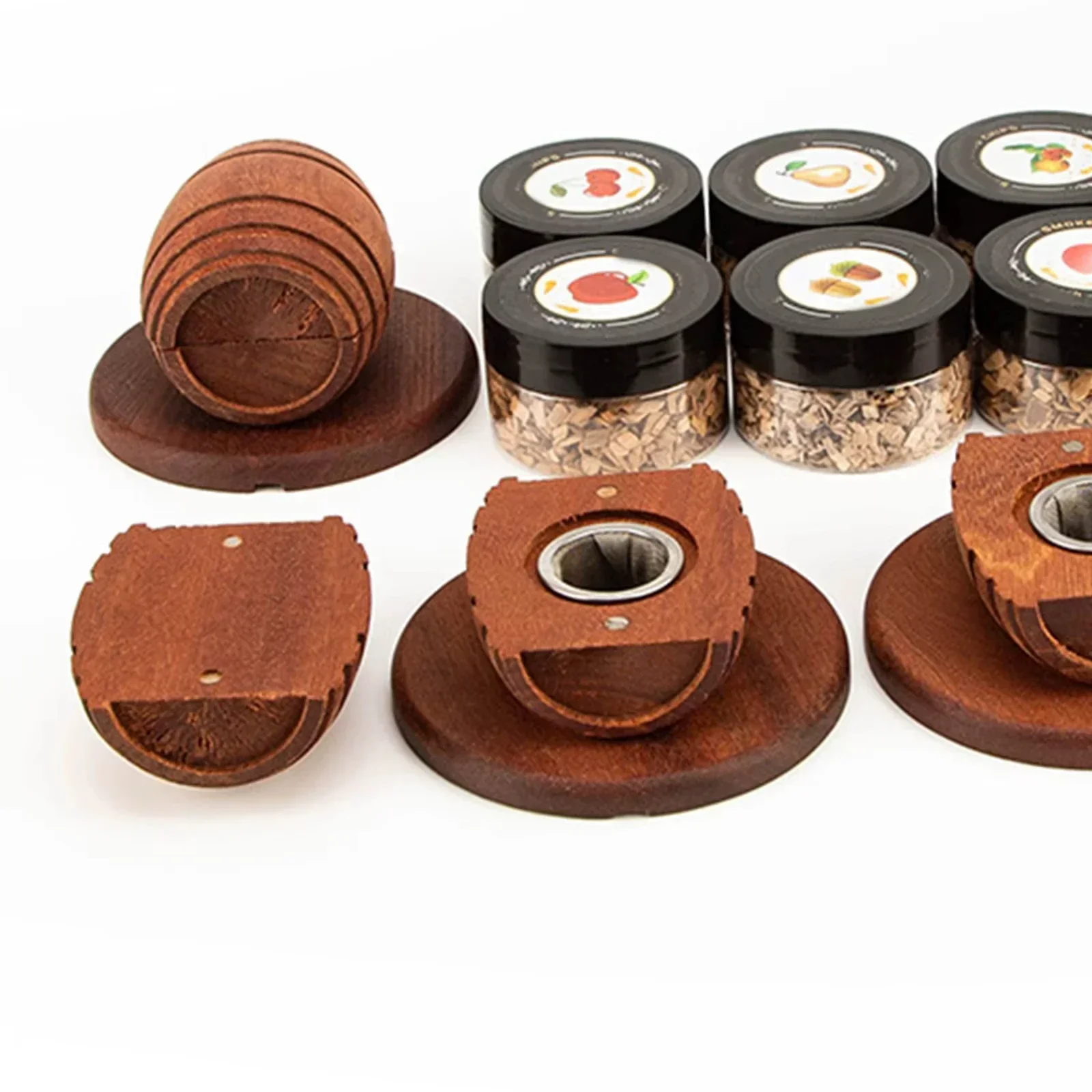 Whiskey Smoker Kit with Wood Chips-6 Flavors Old Fashioned Drink Smoker Infuser for Cocktails Birthday Bourbon for Gifts thumbnail 6