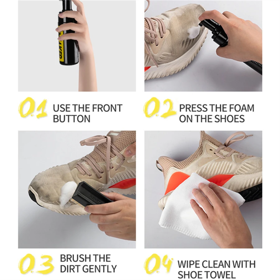 Sneaker Cleaner - Ultimate Shoe Cleaning for Leather, Suede, Nubuck, Canvas, Nylon, Vinyl thumbnail 3