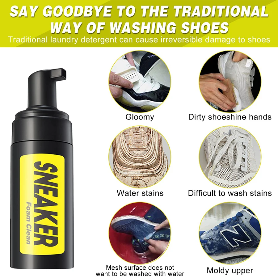 Sneaker Cleaner - Ultimate Shoe Cleaning for Leather, Suede, Nubuck, Canvas, Nylon, Vinyl thumbnail 4