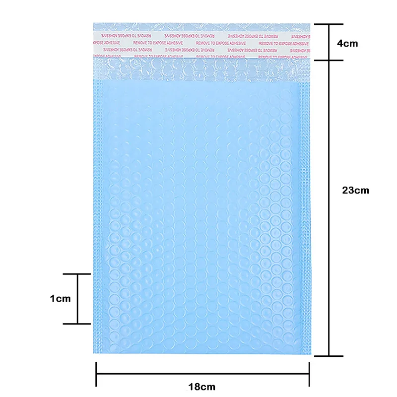 50Pcs Bubble Envelope Self Seal Blue Shipping Packaging Packing Bag Small Business Supplies Mailer Delivery Package Bags Office thumbnail 3