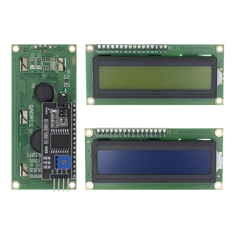LCD1602 I2C LCD Module Blue / Yellow Green Screen 16x2 Character LCD Display 5V PCF8574 PCF8574T IIC Adapter Llate for Arduino thumbnail 3