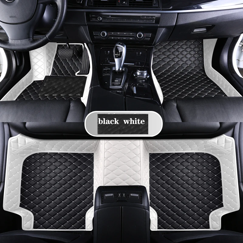 Custom Leather Car Floor Mat For Suzuki Swift Sx4 2005 2006 2009 2010 2011 2012 2013 2014 2018 Waterproof interior Accessories thumbnail 5