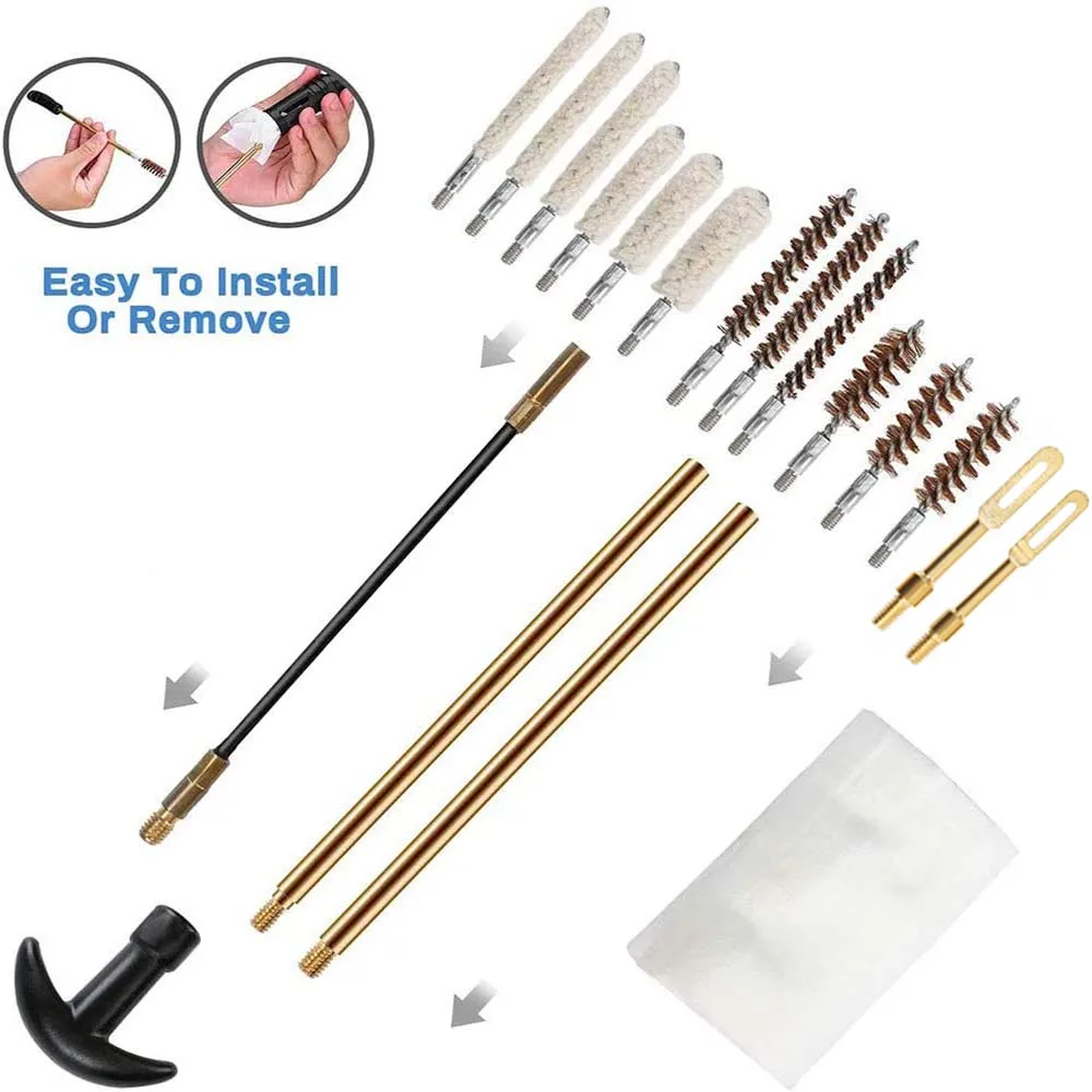 Tactical Gun Cleaning Kit Universal Handgun Pistol Brush Tool for Glock G17 19 22 23 34 43X 1911 Sig Sauer Taurus Accessories thumbnail 4
