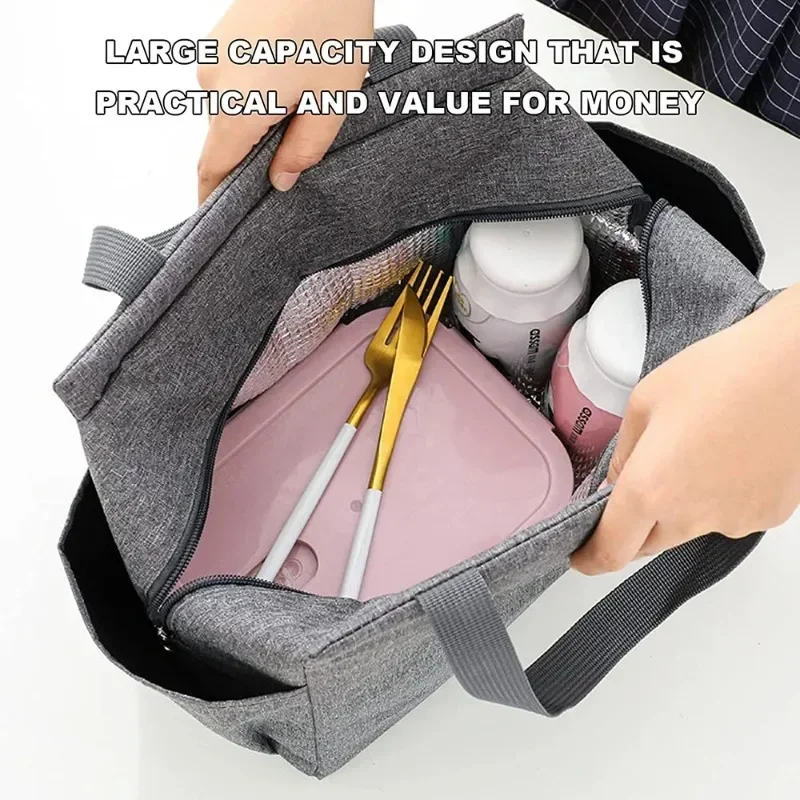 Snoopys Portable Lunch Drink Carrier Insulated Bag Fresh Cooler Pouch Food Thermal Box Tote Picnic Container Bags Cute Kids Gift thumbnail 3