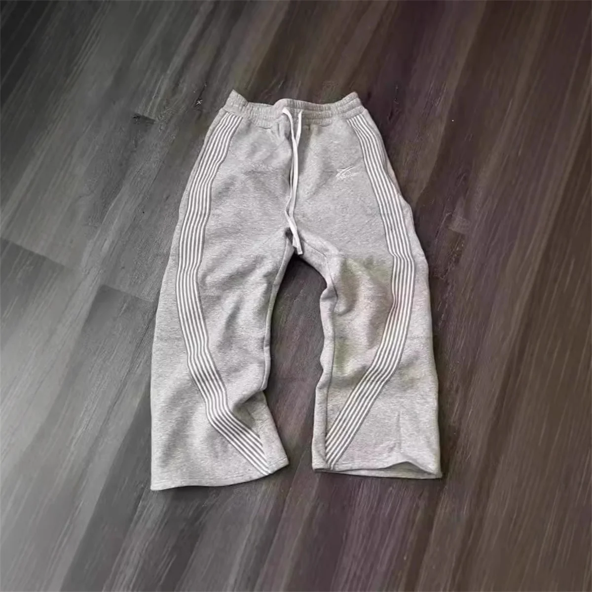 Casual Loose Straight Leg Pants Striped 2025 Summer Fashion Trend Brand Street Hip-hop Jogging Men's Women's Harajuku Sweatpants thumbnail 6