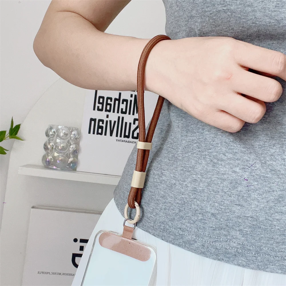 for Mobile Phone Adjustable Short Lanyard Universal Colorful Hand Wrist Strap Rope for Cell Phone Case Accessories thumbnail 4