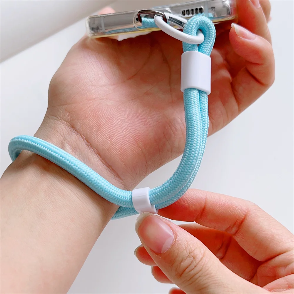 for Mobile Phone Adjustable Short Lanyard Universal Colorful Hand Wrist Strap Rope for Cell Phone Case Accessories thumbnail 5