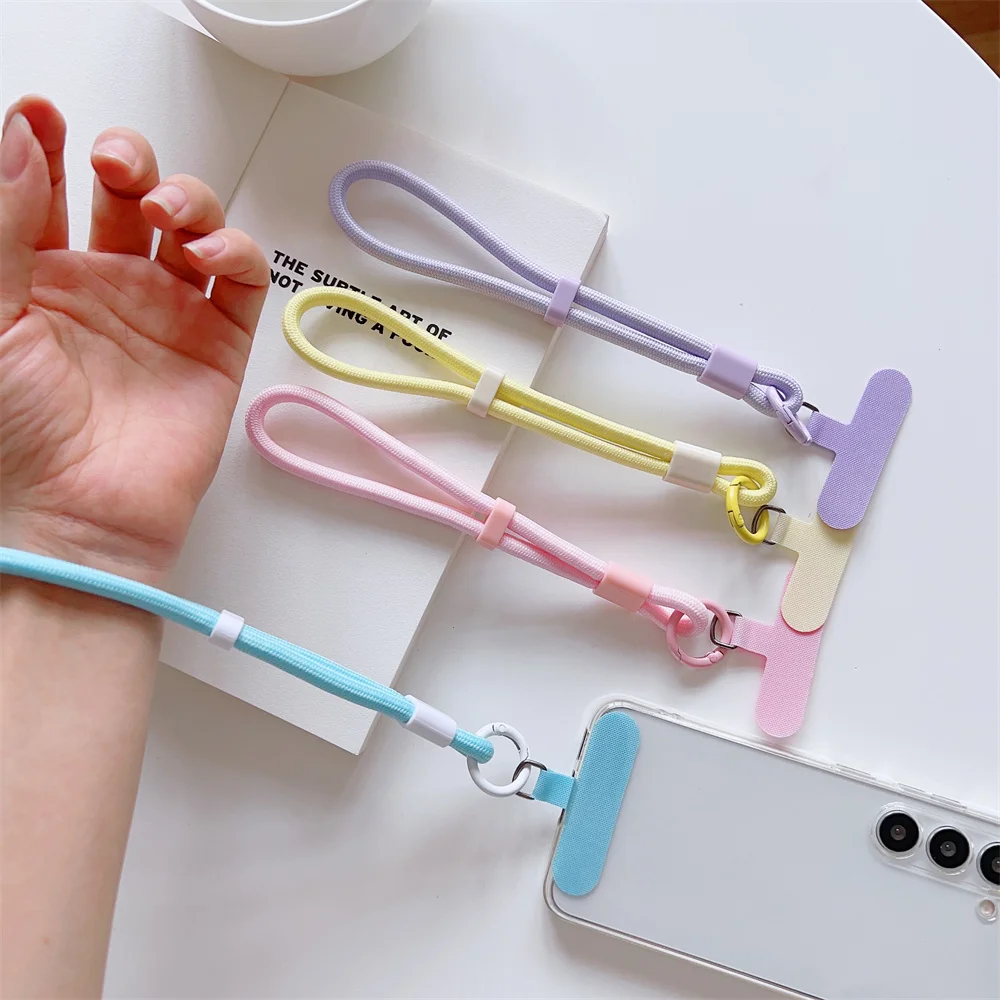 for Mobile Phone Adjustable Short Lanyard Universal Colorful Hand Wrist Strap Rope for Cell Phone Case Accessories thumbnail 3