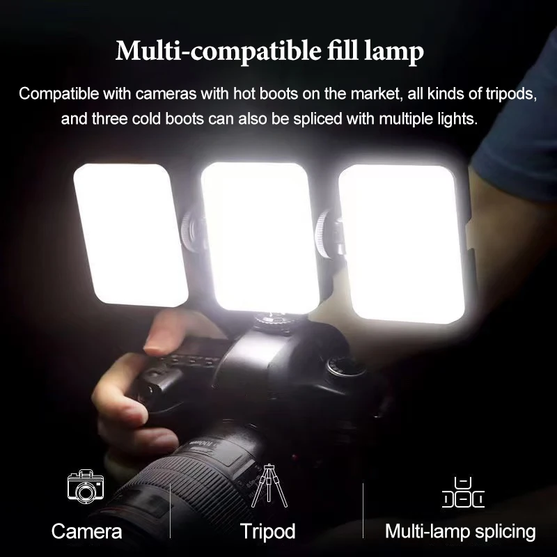 Led photography lighting Led Light Ring With Tripod Rechargeable Led Light Selfie Ring Lamp Photo Shooting Light Ring Phone thumbnail 3