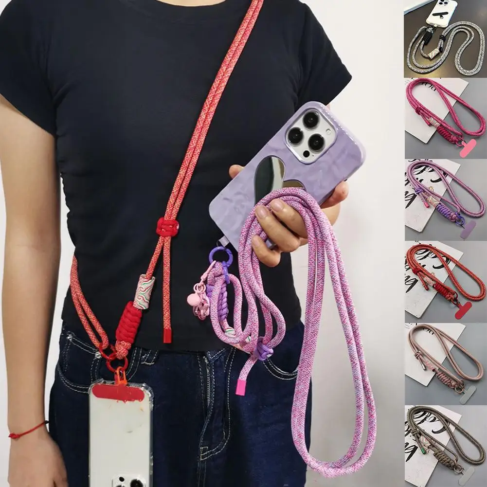 Mobile Phone Lanyard Adjustable Long Crossbody Lanyard Neck Rope Band Shoulder Anti Loss Cell Phone Accessories thumbnail 5