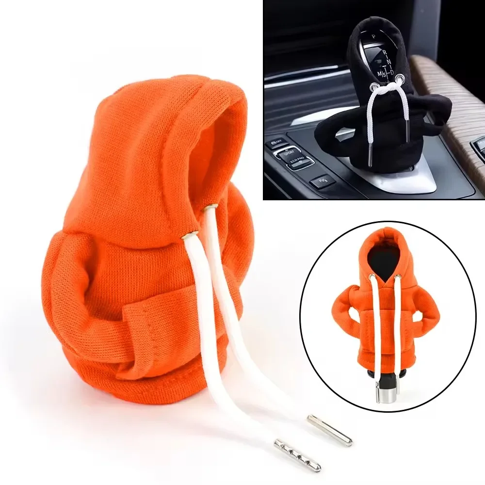 Gear Shift Hoodie Cover Shift Cover Gear Handle Decoration Fits Manual Automatic Universal Car Shift Lever Interior Decor thumbnail 4