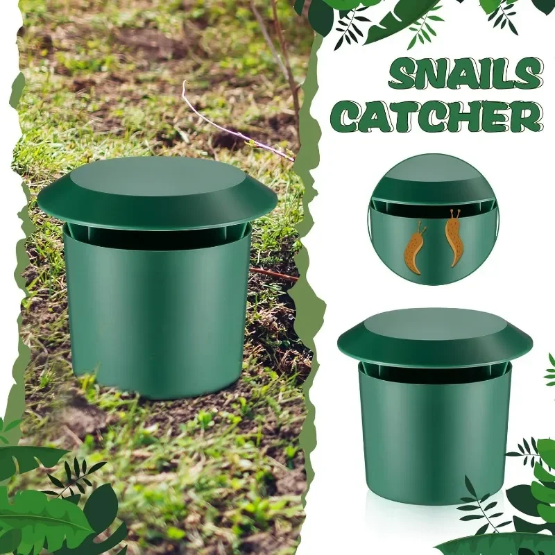 10/1PCS Snail Trap Catcher Garden Slug Cage Reusable Pests Bait Station Tools Garden Farm Protector Tools Garden Accessories thumbnail 6