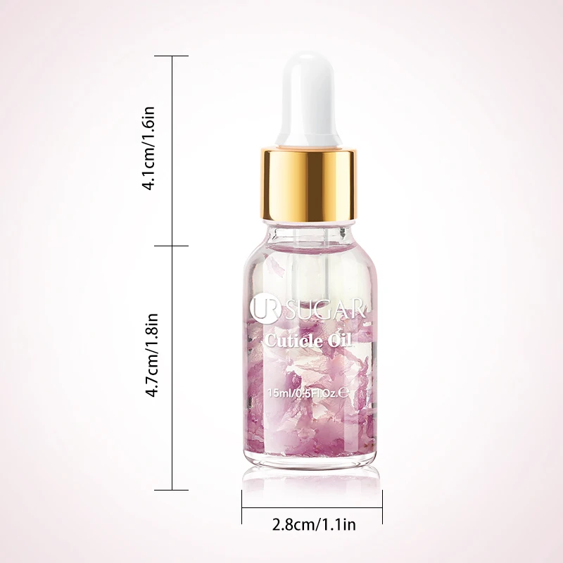 UR SUGAR 15ml Flower Nail Soften Oil Cuticle Remover for Gel Overgrown Cuticles Soften Eliminating Exfoliant for Nails Manicure thumbnail 6