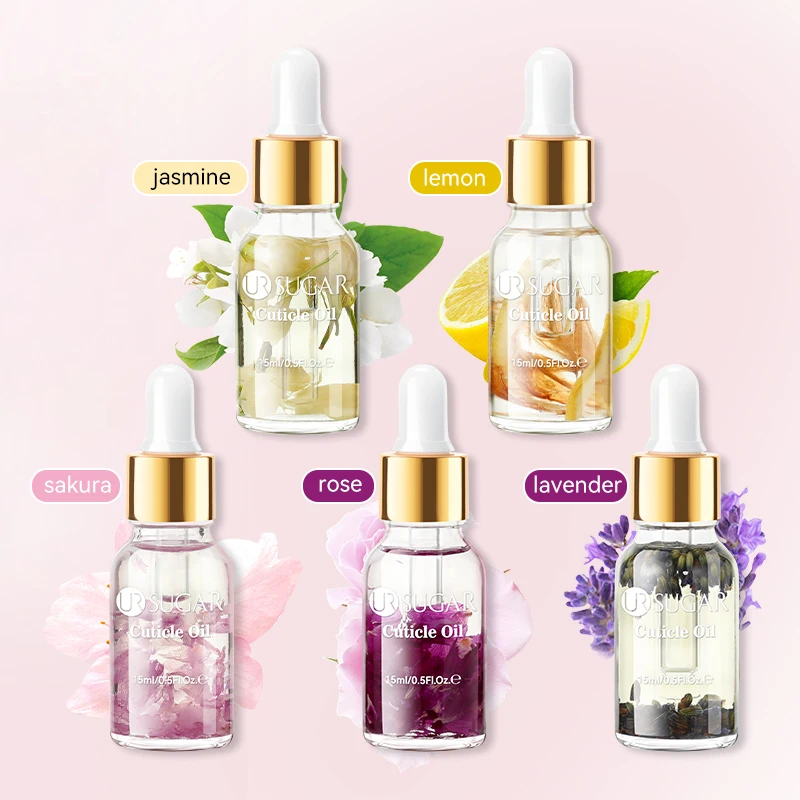 UR SUGAR 15ml Flower Nail Soften Oil Cuticle Remover for Gel Overgrown Cuticles Soften Eliminating Exfoliant for Nails Manicure thumbnail 2