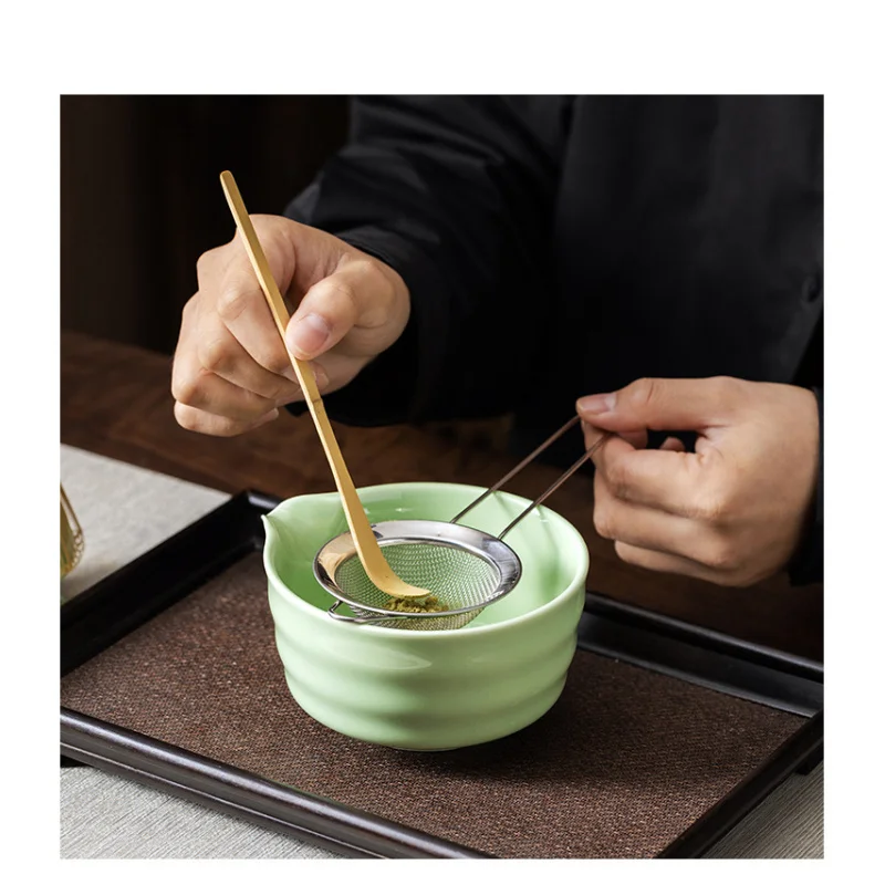 2Bamboo Spoon Small Wooden Spoon Coffee Spoon Ice Cream Jam Spoon Honey Spoon Matcha Spoon Baibenli Spoon Tea Whisk Accessories
