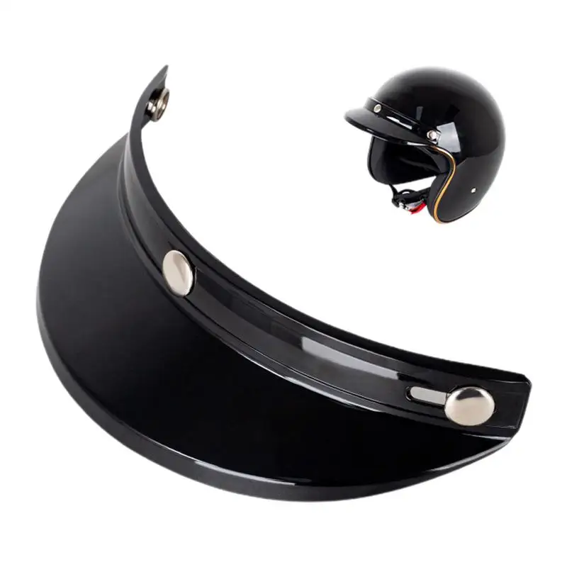 Motorcycle Face Shield Visor Retro Shield Vintage Helmet Brim Vintage Style Helmets Accessories For Motorcycle Helmet 4 Colors thumbnail 5