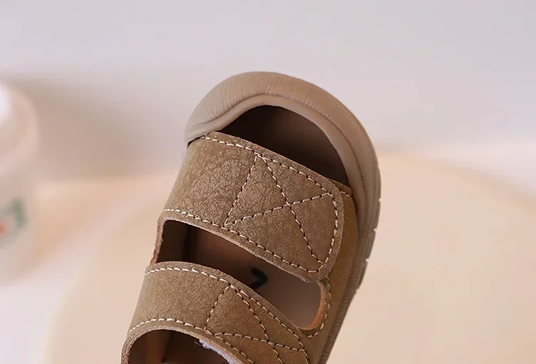 Simple Women's Baby Shoes Anti-collision Soft Bottom Sandals For Boys Ages 1-3 Learning To Walk Beach Shoes thumbnail 5