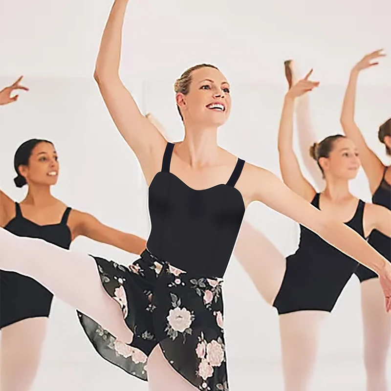 Women's Classical Halter Dance Leotards Elegant Sweetheart Neckline Ballet Leotard for With Full Front Lining for Team Training thumbnail 4