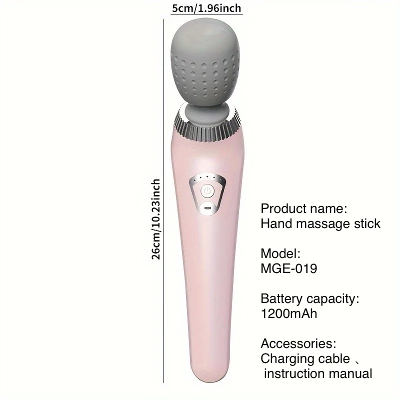 New Portable handheld massager USB rechargeable multifunctional full body massage gun relax neck back legs and waist masajeador thumbnail 2