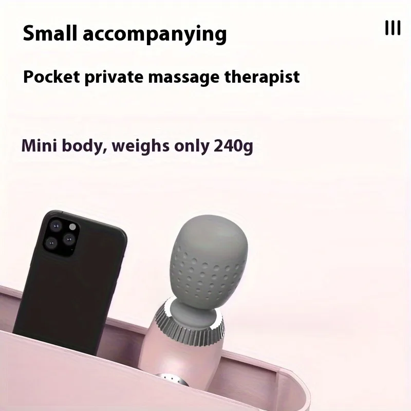 New Portable handheld massager USB rechargeable multifunctional full body massage gun relax neck back legs and waist masajeador thumbnail 3