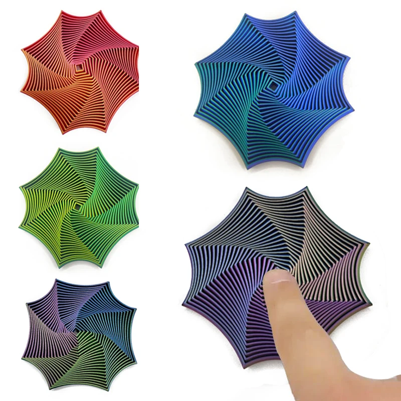 Octagonal Fidget Fidget Octagonal Toy 3D Printing Geometric Illusion Antistress Fidget Toys For Stress Sensory Party Games thumbnail 4