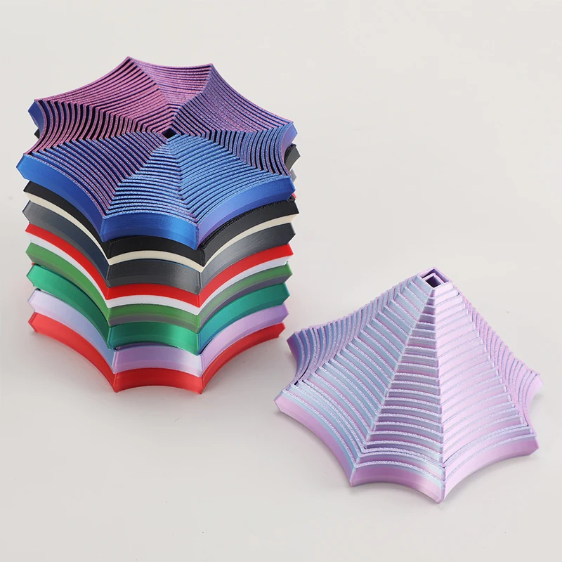 Octagonal Fidget Fidget Octagonal Toy 3D Printing Geometric Illusion Antistress Fidget Toys For Stress Sensory Party Games thumbnail 2