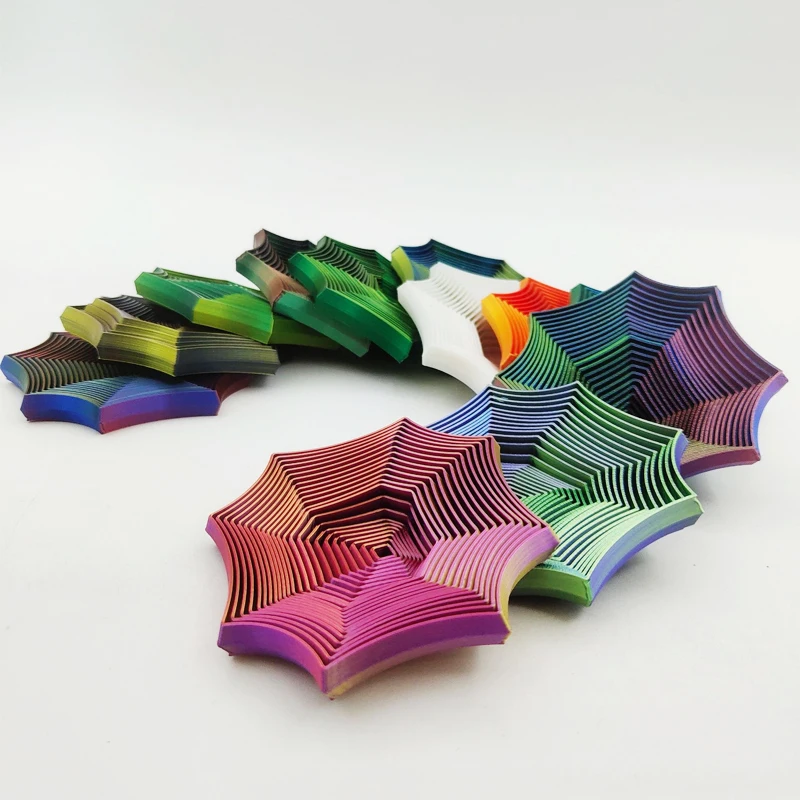 Octagonal Fidget Fidget Octagonal Toy 3D Printing Geometric Illusion Antistress Fidget Toys For Stress Sensory Party Games thumbnail 6