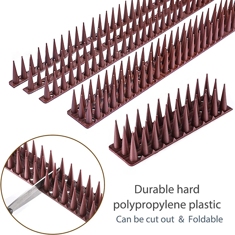 1/10/12PCS Anti-Bird Spikes Repeller Cat Bird Repellent Anti Pigeon Squirrel Garden Fences Control Anti Climb Spikes thumbnail 5