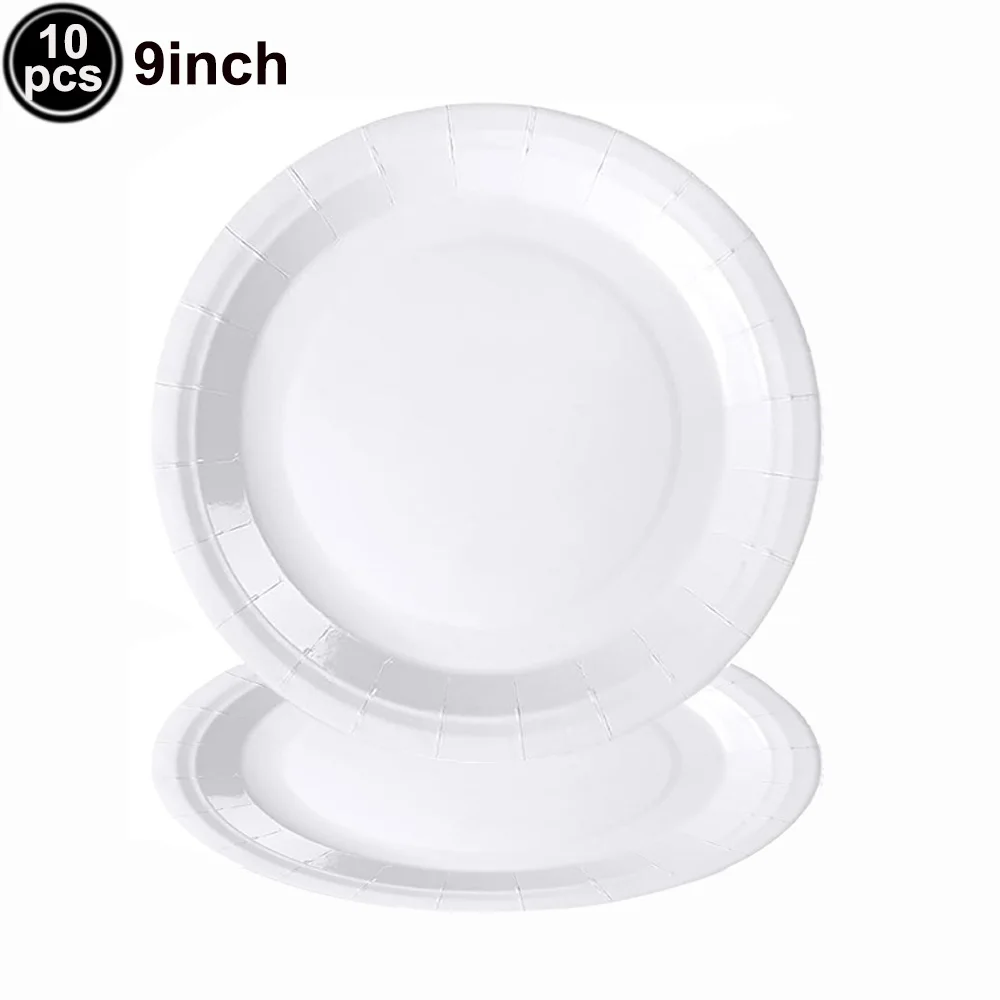 Pure White Themed Birthday Super Girl Decoration Party Disposable tableware Tissues Cups Plates Tablecloths Knives Forks thumbnail 3