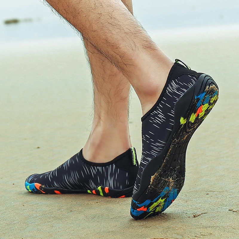 Quick-Drying Summer Water Shoes Unisex Seaside Beach Sock Barefoot Sneakers Men Swimming Upstream Sports Diving Aqua Shoes Women thumbnail 6