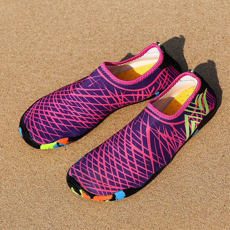 Quick-Drying Summer Water Shoes Unisex Seaside Beach Sock Barefoot Sneakers Men Swimming Upstream Sports Diving Aqua Shoes Women thumbnail 2