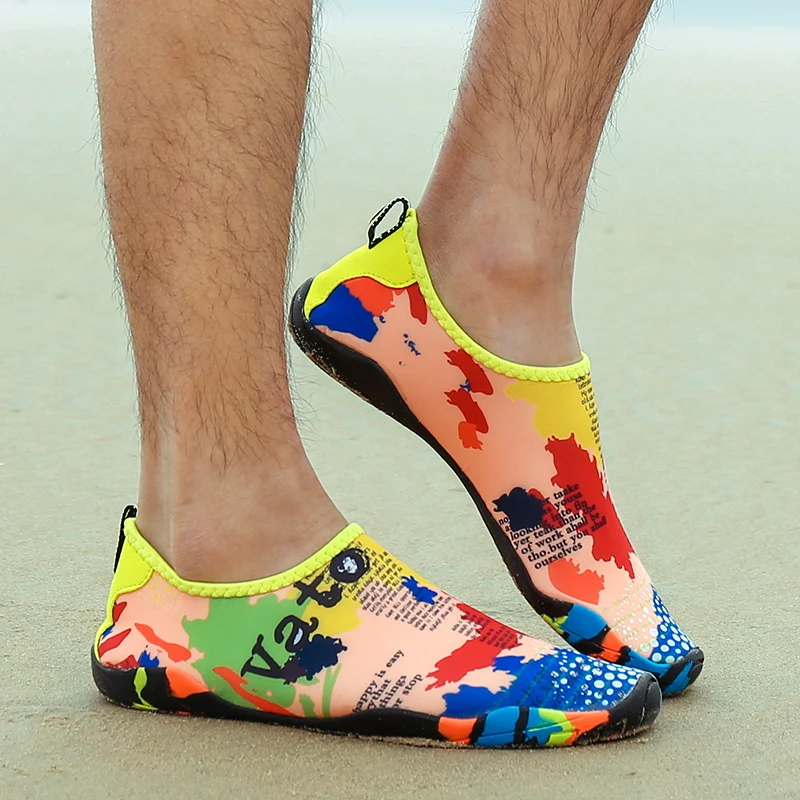 Quick-Drying Summer Water Shoes Unisex Seaside Beach Sock Barefoot Sneakers Men Swimming Upstream Sports Diving Aqua Shoes Women thumbnail 3
