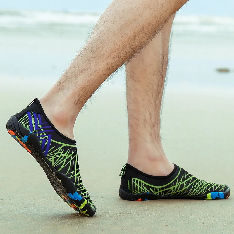 Quick-Drying Summer Water Shoes Unisex Seaside Beach Sock Barefoot Sneakers Men Swimming Upstream Sports Diving Aqua Shoes Women thumbnail 5