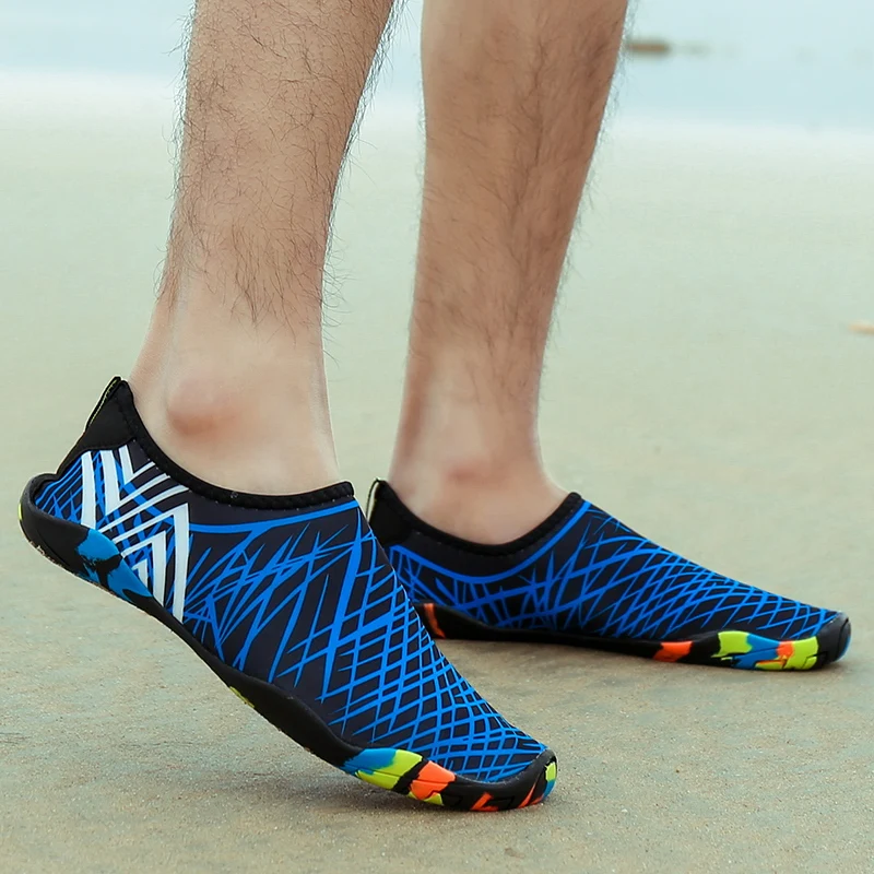 Quick-Drying Summer Water Shoes Unisex Seaside Beach Sock Barefoot Sneakers Men Swimming Upstream Sports Diving Aqua Shoes Women thumbnail 4