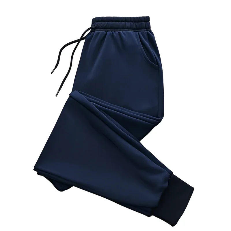 Men Sweatpants High Quality Drawstring Solid Color Jogger Pants All Season Home Outdoor Casual Sport Trousers 2025 Men's Clothes thumbnail 4