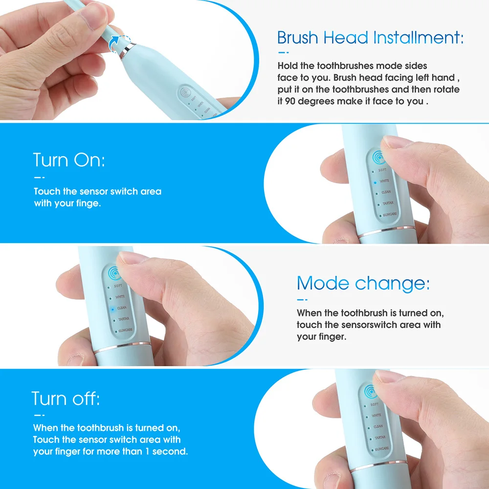 Electric Dental Calculus Remover Dental Cleaning Device Teeth Cleaner Tooth Whitening Irrigator Reduce Tartar Scaler Teeth Care thumbnail 5
