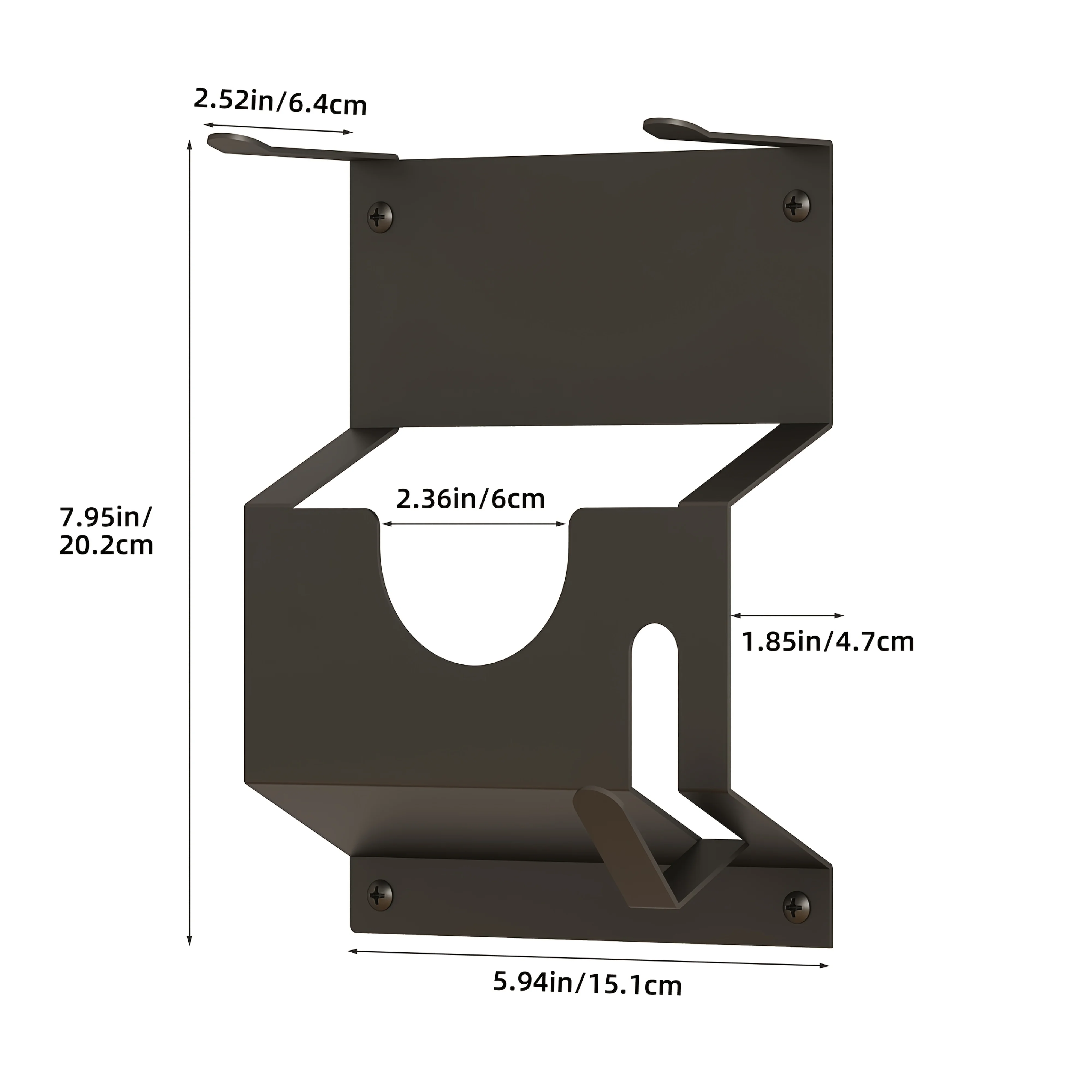 Angle Grinder Wall Storage Mount Metal Wall-Mounted Hanging Shelf Fixed Polishers Holder Stable Storage for Workshop Home Garage thumbnail 2