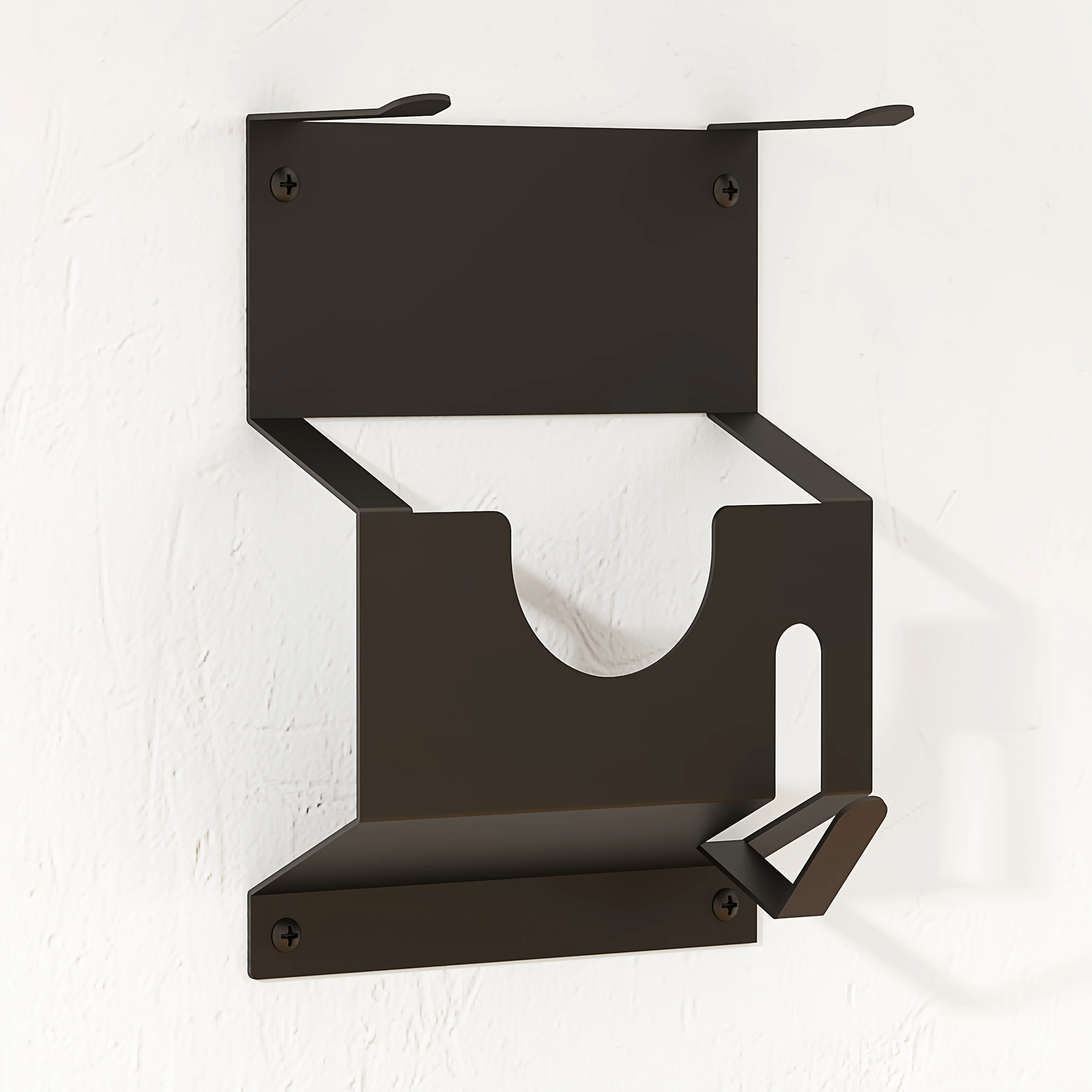 Angle Grinder Wall Storage Mount Metal Wall-Mounted Hanging Shelf Fixed Polishers Holder Stable Storage for Workshop Home Garage thumbnail 6