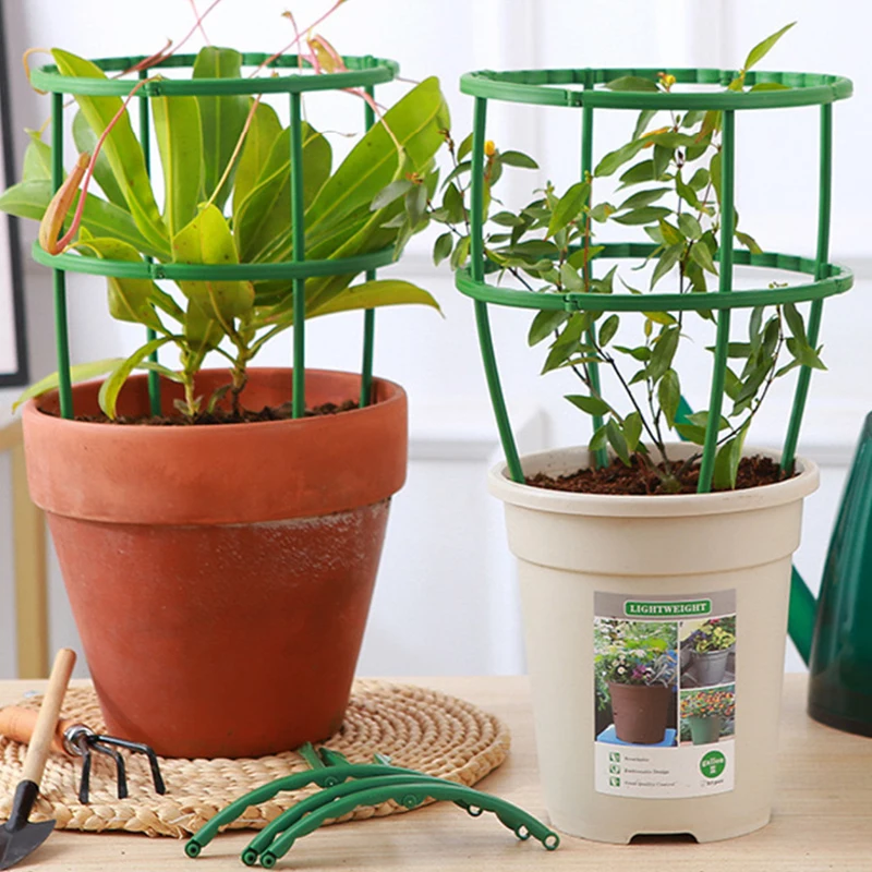 1-16 Plastic Plant Support Pile Stand Plant Support Pile for Flowers Greenhouses Arrangement Fixing Rod Holder Garden Tools thumbnail 5