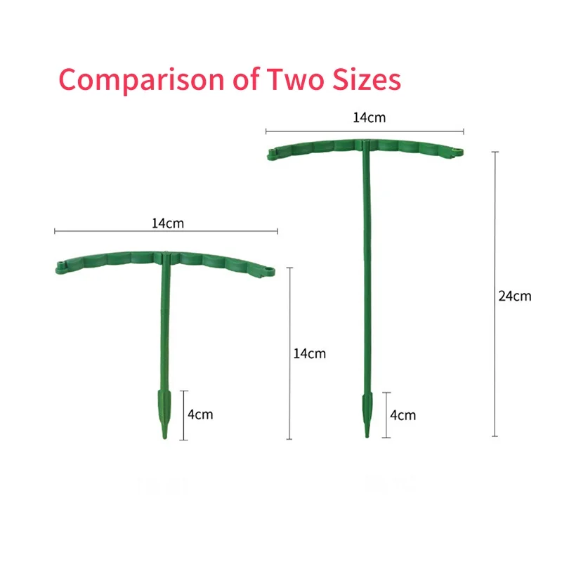 1-16 Plastic Plant Support Pile Stand Plant Support Pile for Flowers Greenhouses Arrangement Fixing Rod Holder Garden Tools thumbnail 6
