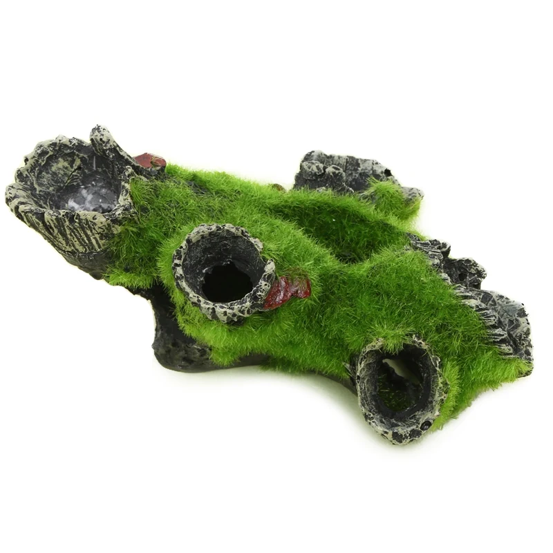 Resin Breeding Hiding Cave Simulation Shrimp Cave House Decorative Props Tree House Shelter Crafts Arts for Aquarium Landscaping thumbnail 5